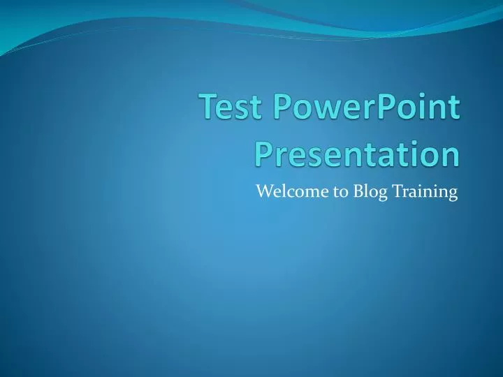 test powerpoint presentation n.