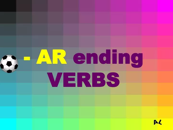 ar ending verbs n.