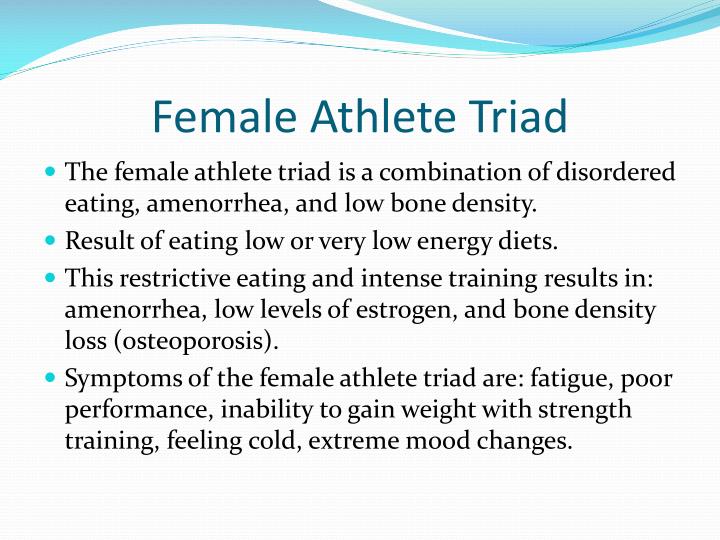 female athlete triad female athlete triad