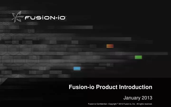 fusion io product introduction n.