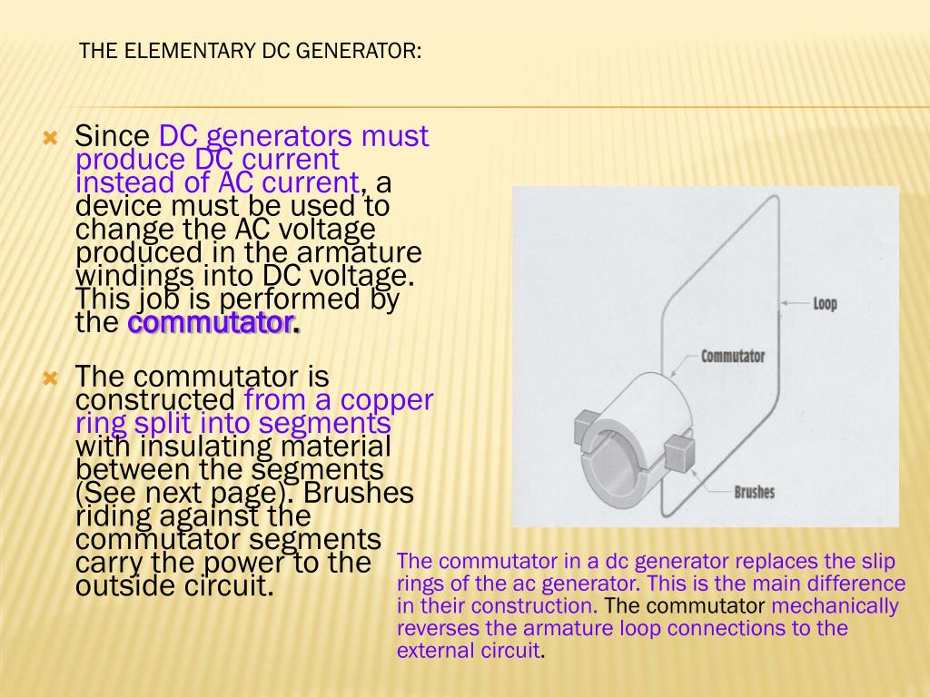 The Significance of Generator Principles and DC Machine Theory