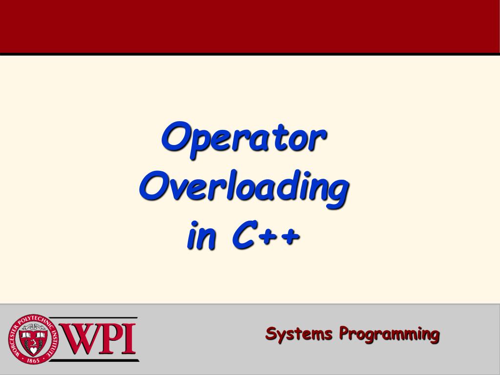 Operator Overloading in C++ - Computer Notes