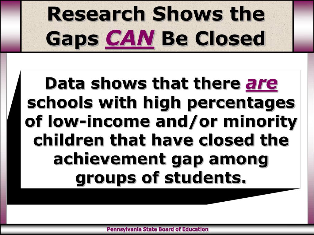 PPT - Addressing Achievement Gaps in Pennsylvania's Education System ...