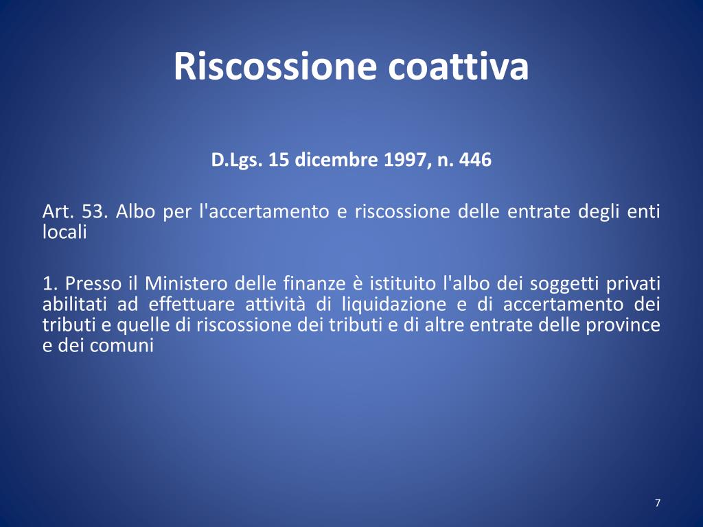 PPT - La riscossione coattiva delle sanzioni del Codice della Strada  PowerPoint Presentation
