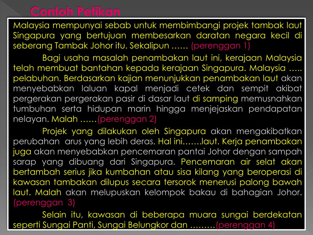 Contoh Tulis Surat Bagi Bantahan Kerajaan