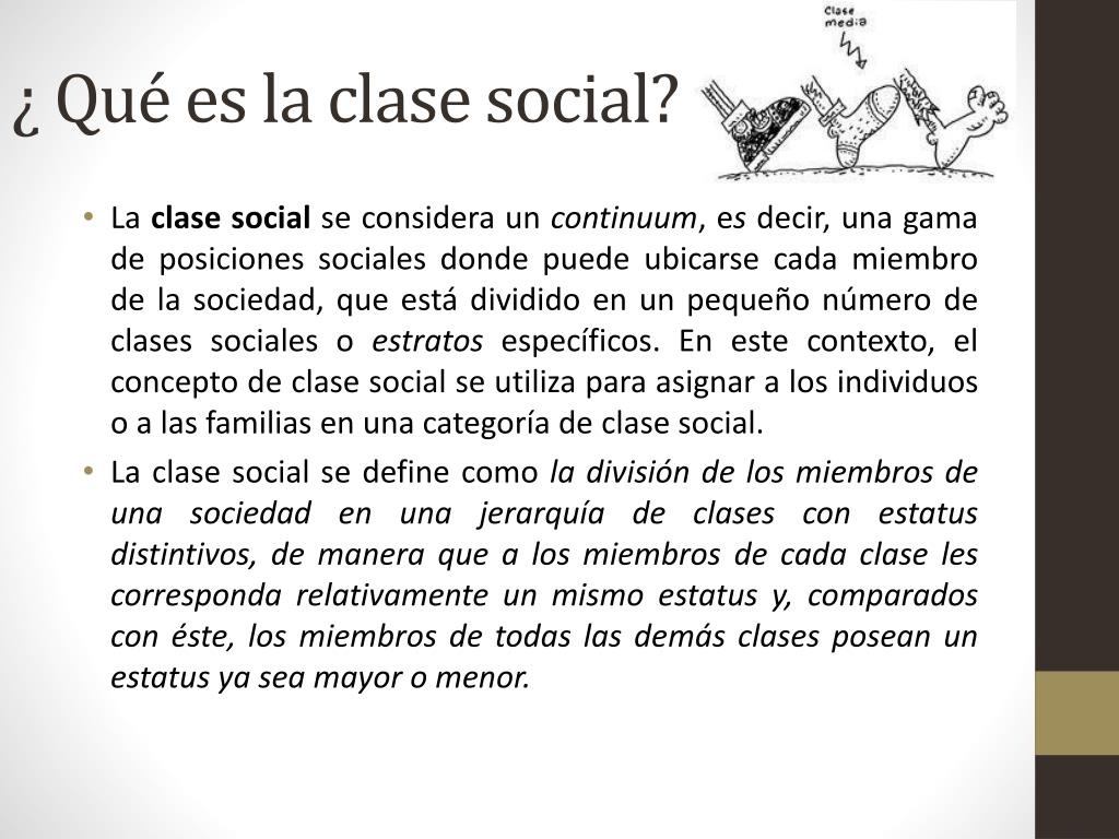 PPT - LA FAMILIA Y SU POSICIÓN COMO CLASE SOCIAL PowerPoint