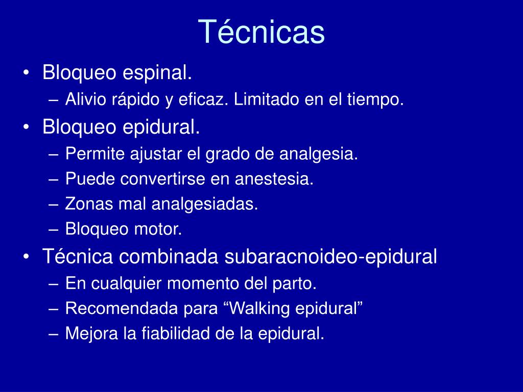 PPT Situación actual de la Anestesia Analgesia en Obstetricia
