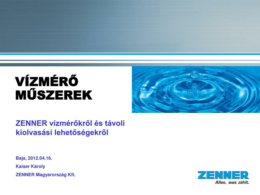 PPT - VÍZMÉRŐ MŰSZEREK PowerPoint Presentation, free download - ID:3050056