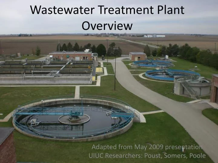 PPT - Wastewater Treatment Plant Overview PowerPoint Presentation, Free ...