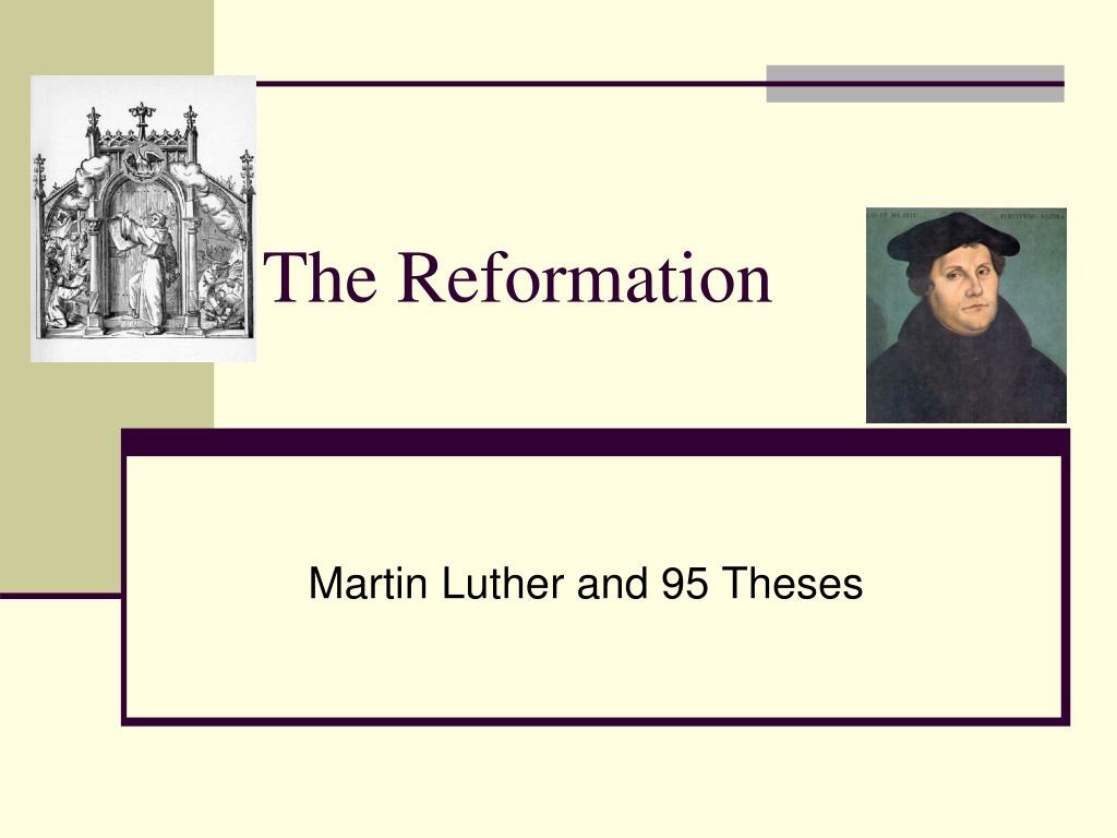 Ppt The Reformation Powerpoint Presentation Free Download Id3050501