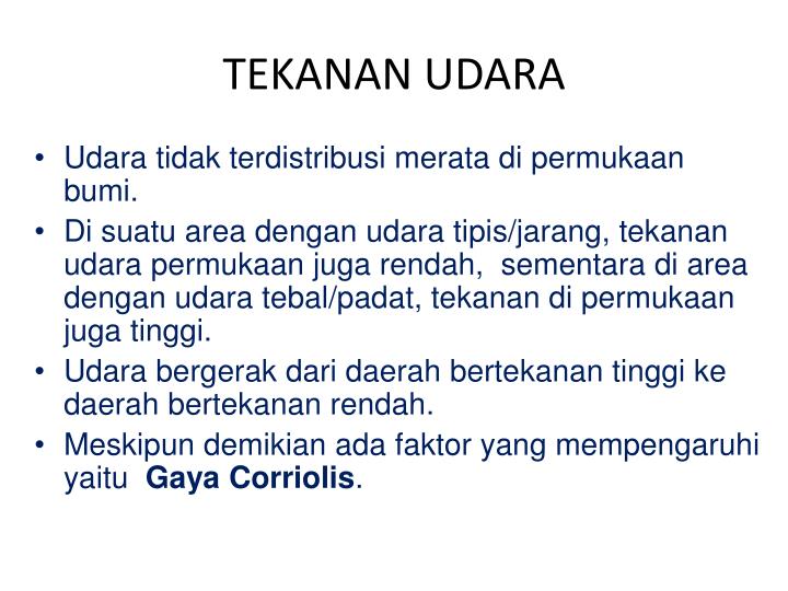 PPT - SUHU DAN TEKANAN UDARA PowerPoint Presentation - ID 