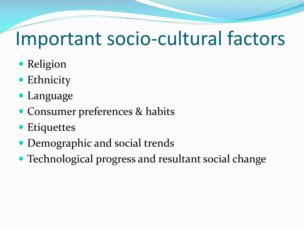 socio cultural environment factors ppt some changes society powerpoint presentation progress social demographic consumer language