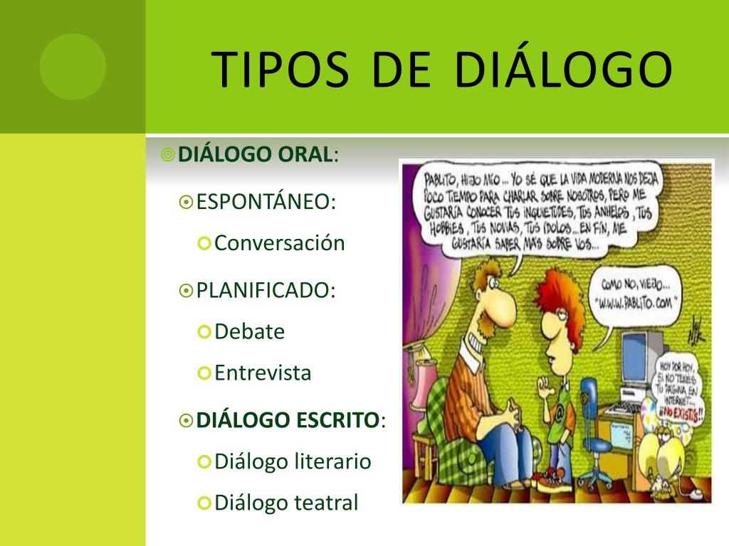 PPT - EL DIÁLOGO PowerPoint Presentation, free download - ID:3051385