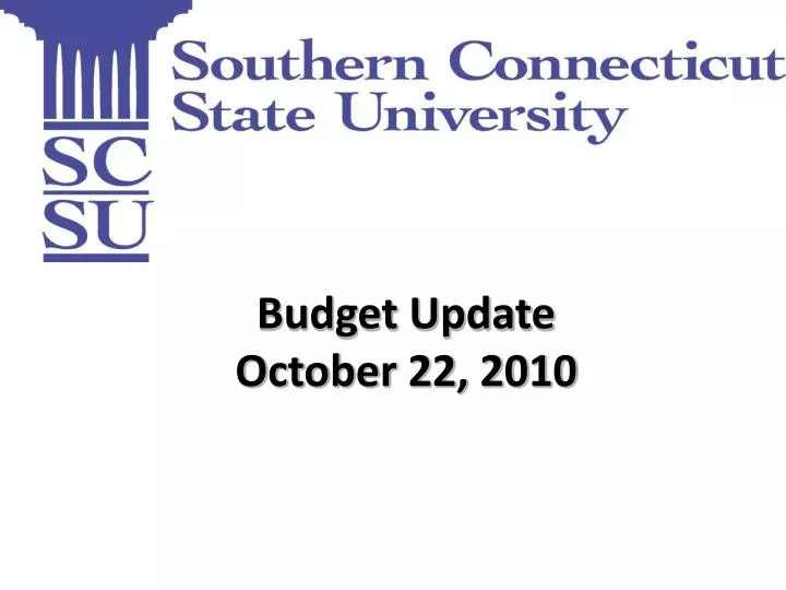 budget update october 22 2010 n.