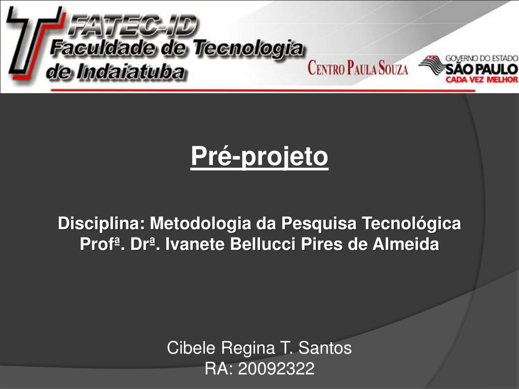 Pré projeto