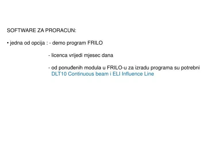 program za proracun konstrukcija program za proracun konstrukcija