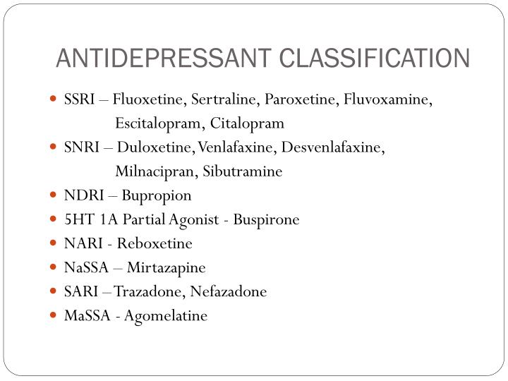 PPT - ANTIDEPRESSANTS - PHARMACODYNAMICS PowerPoint Presentation - ID ...