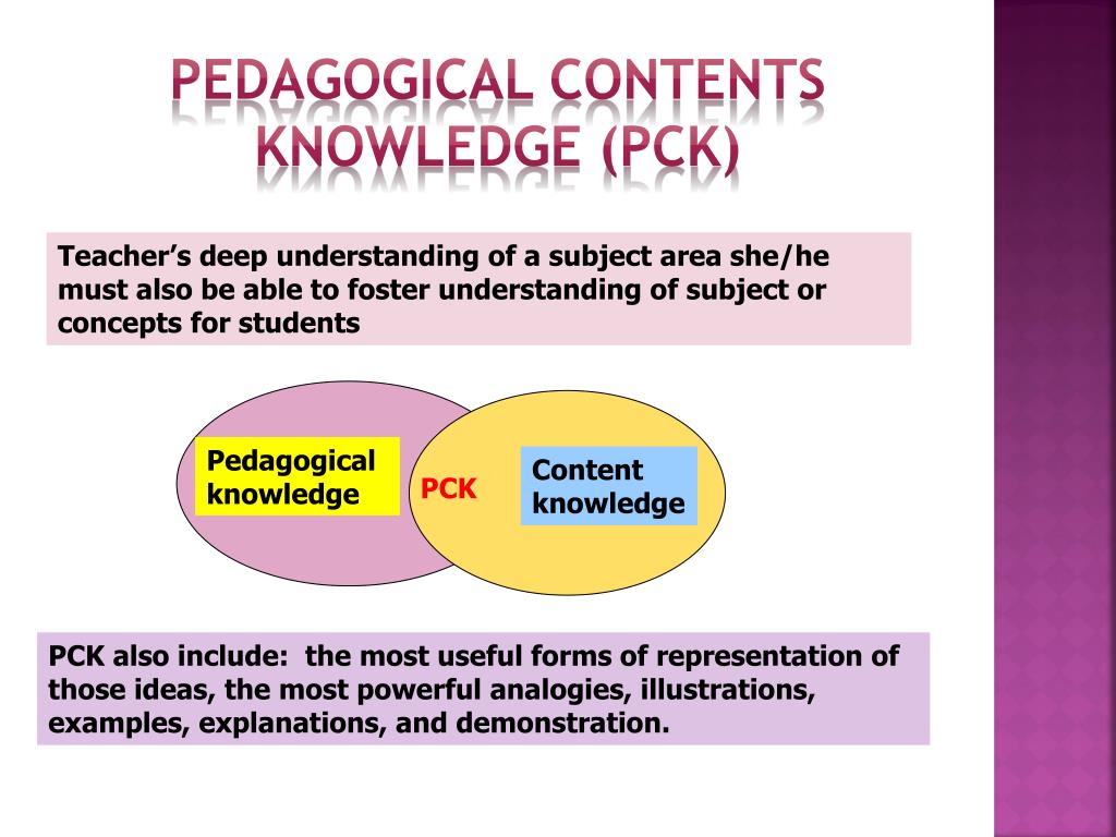 essay about content knowledge and pedagogy