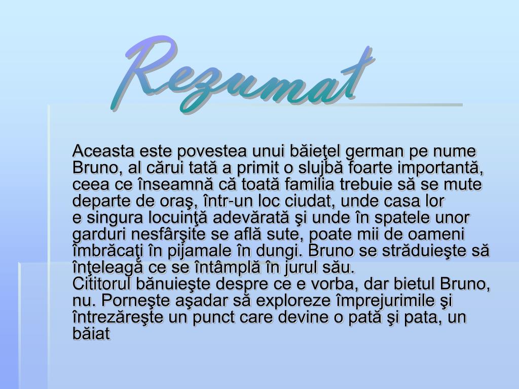 PPT - Baiatul cu pijamale in dungi PowerPoint Presentation, free download -  ID:3053601