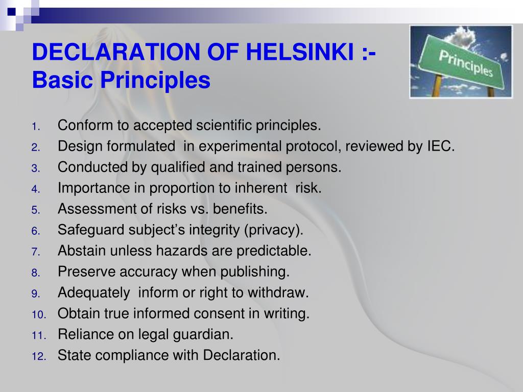 declaration of helsinki