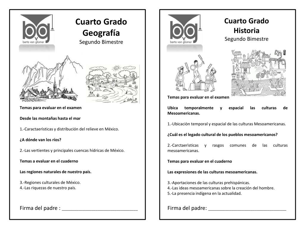 PPT - Cuarto Grado Español Segundo Bimestre PowerPoint Presentation ...