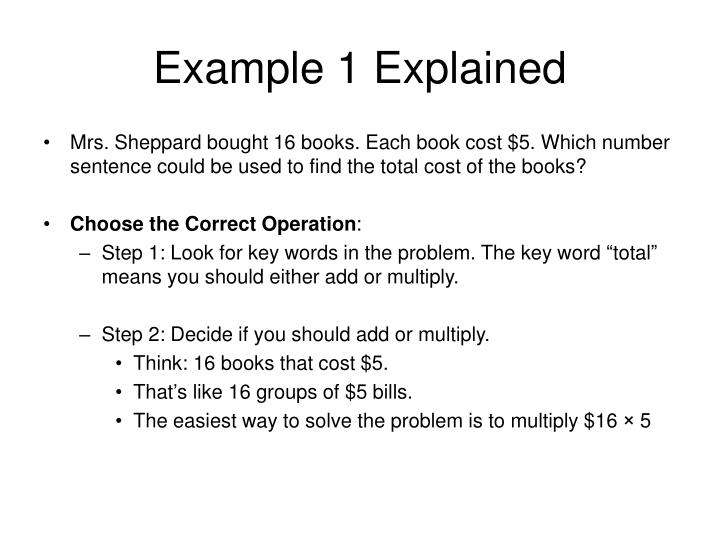 PPT - Writing Number Sentences PowerPoint Presentation - ID:3054014
