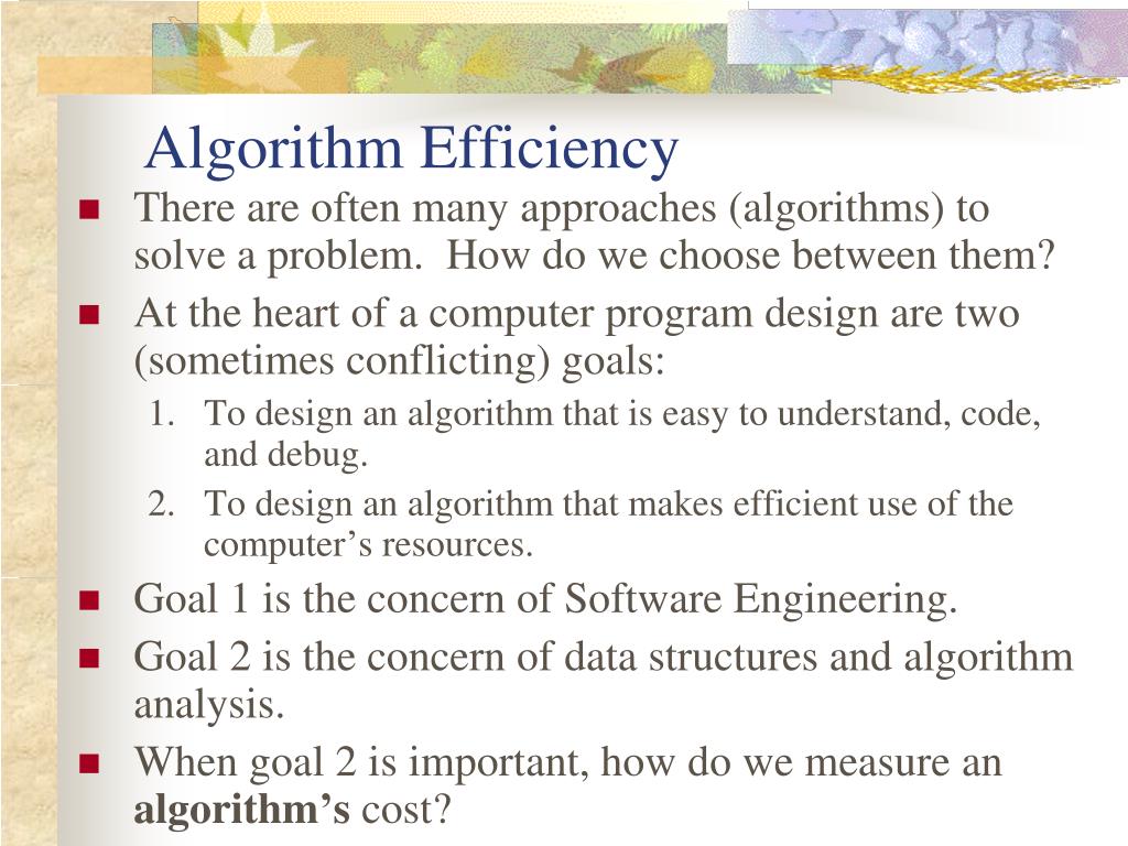 PPT - Algorithm Efficiency PowerPoint Presentation, free download - ID ...