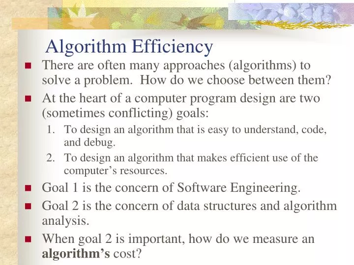 PPT - Algorithm Efficiency PowerPoint Presentation, free download - ID ...