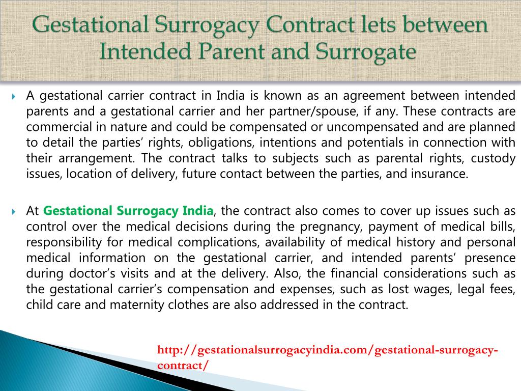 PPT Gestational Surrogacy Process in India PowerPoint Presentation