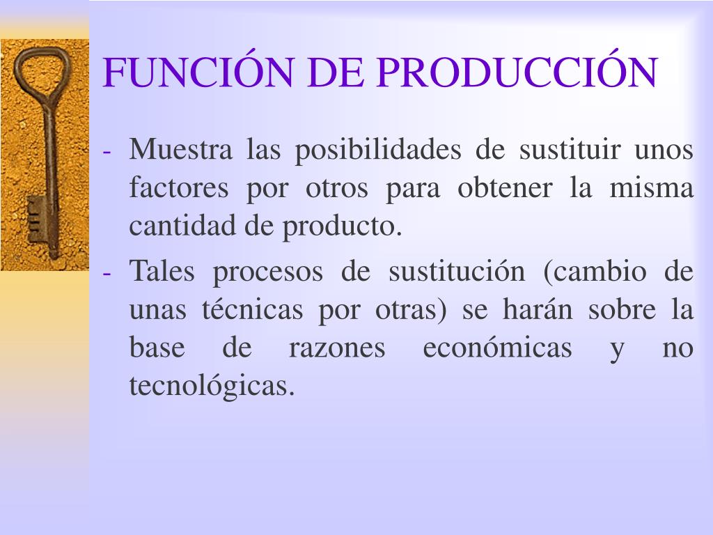 PPT - TEORÍA DE LA PRODUCCIÓN PowerPoint Presentation, Free Download ...