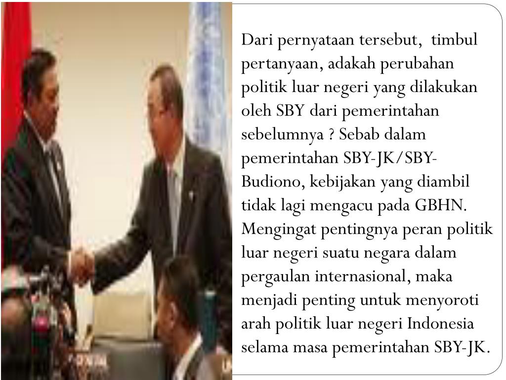 PPT POLITIK LUAR NEGERI INDONESIA PowerPoint Presentation, free