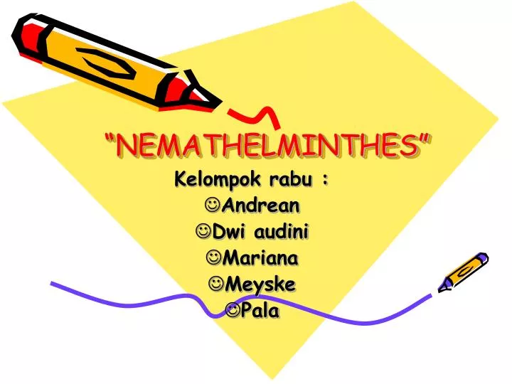 nemathelminthes ppt kör és pinworms