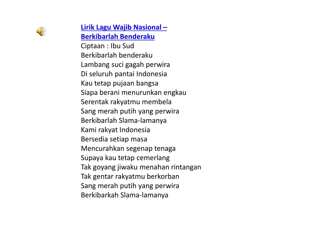 Lirik Lagu Tanah Airku Indonesia - Renunganku