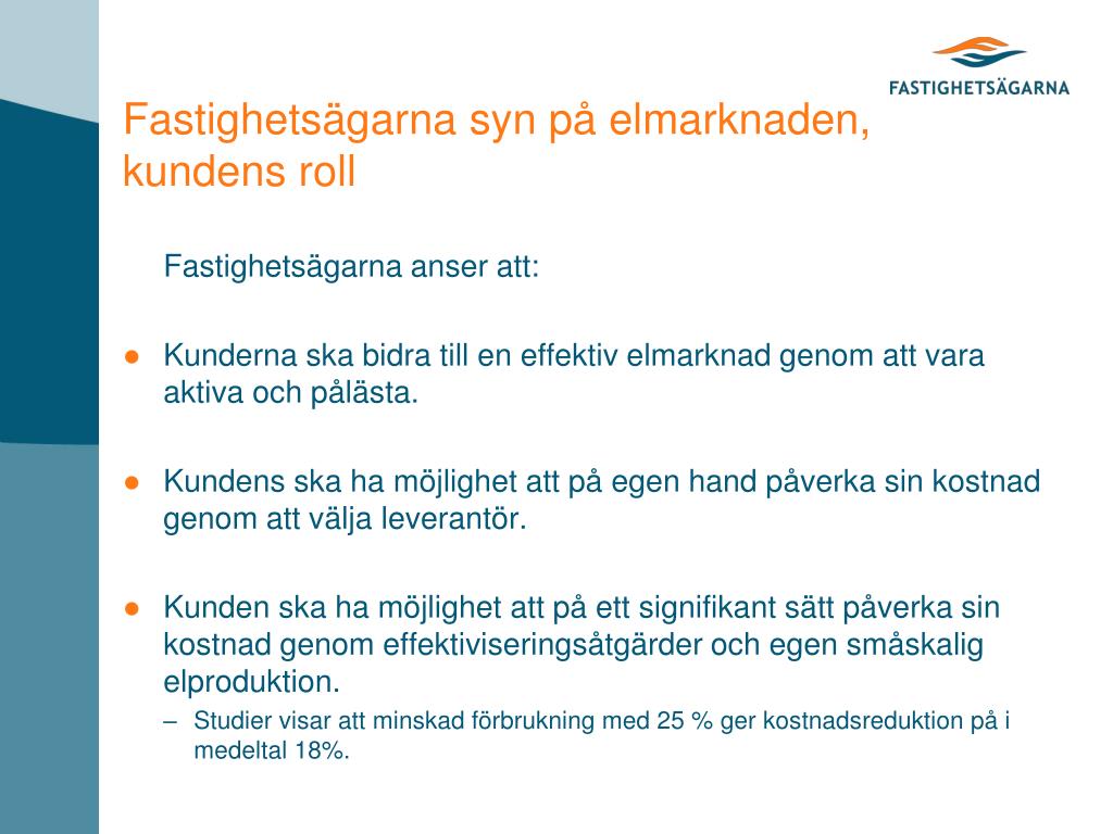 PPT - Kan Elmarknadens Funktion Förbättras? PowerPoint Presentation ...