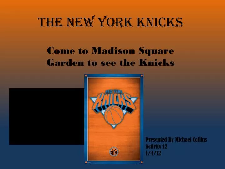 the new york knicks n.