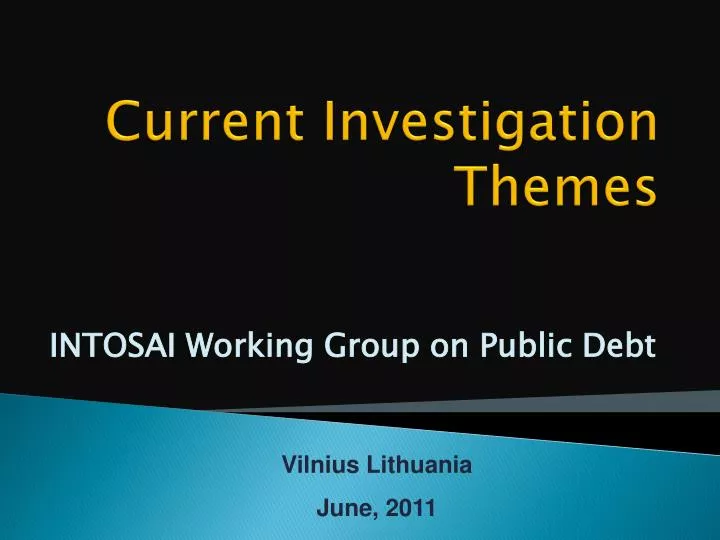 PPT Current Investigation Themes PowerPoint Presentation, free