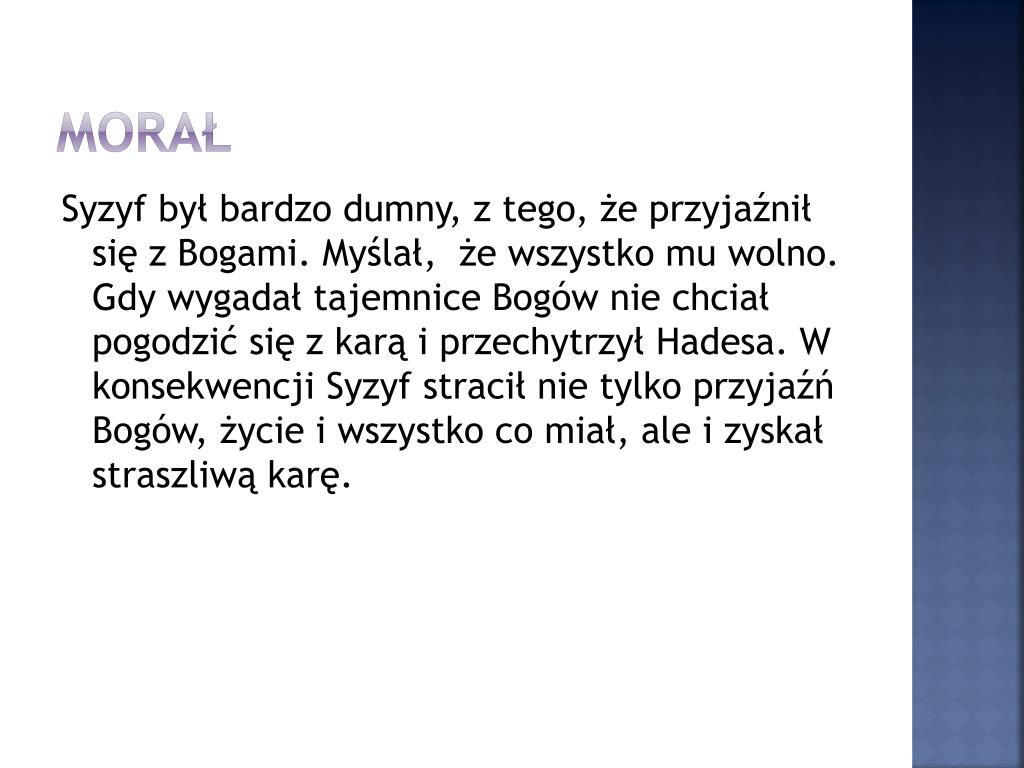 Mit O Syzyfie W Kilku Zdaniach PPT - Mit o Syzyfie PowerPoint Presentation, free download - ID:3056423