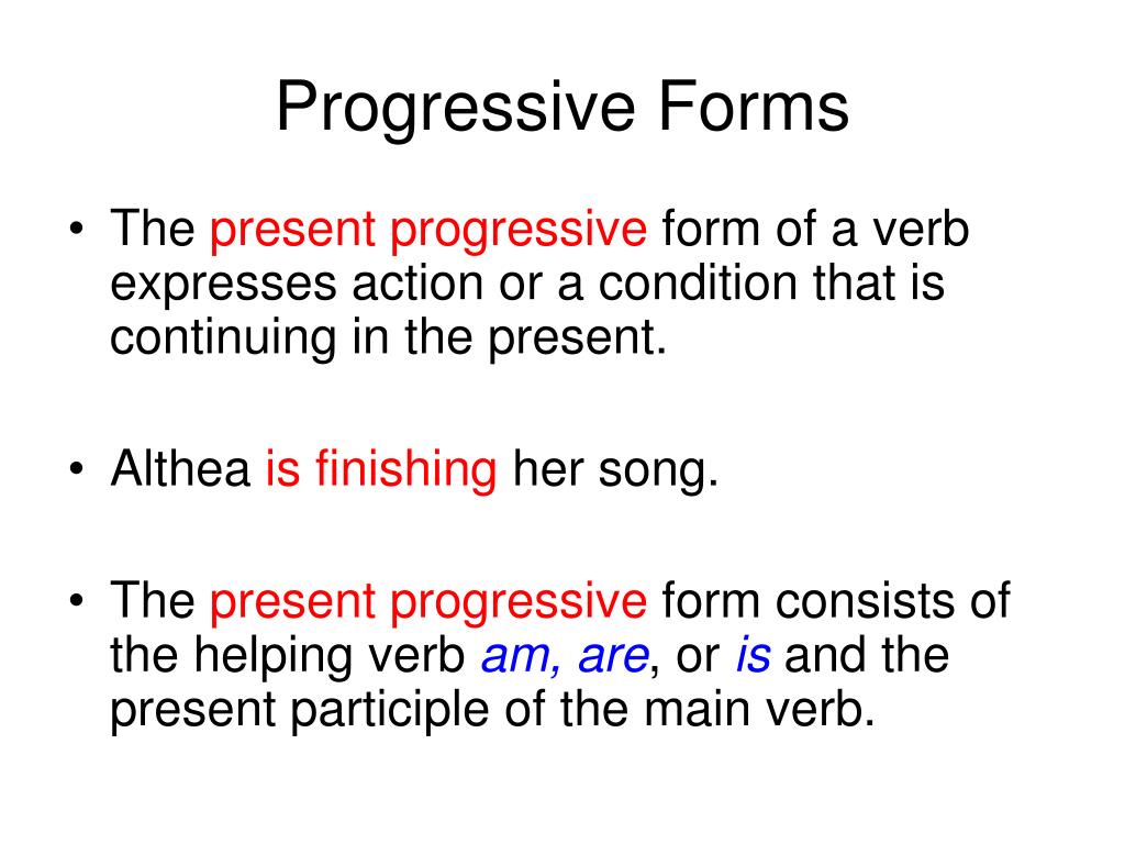 PPT Progressive Forms And Perfect Tenses PowerPoint Presentation Free Download ID 3056450