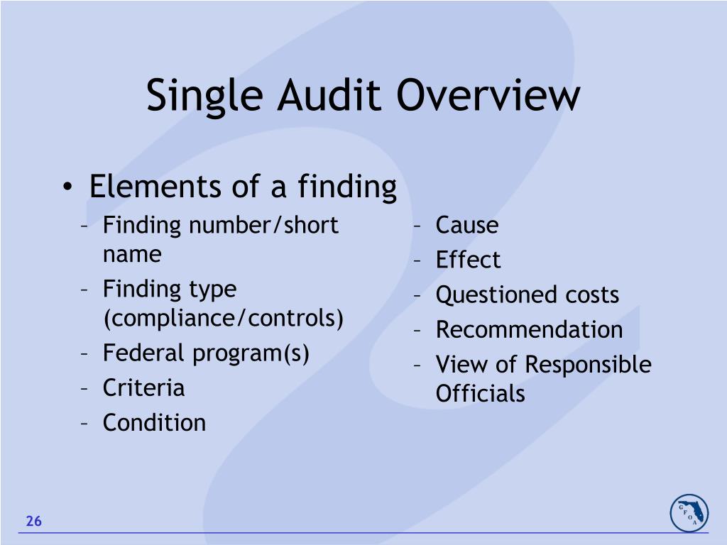 PPT Single Audit Guidelines PowerPoint Presentation, free download