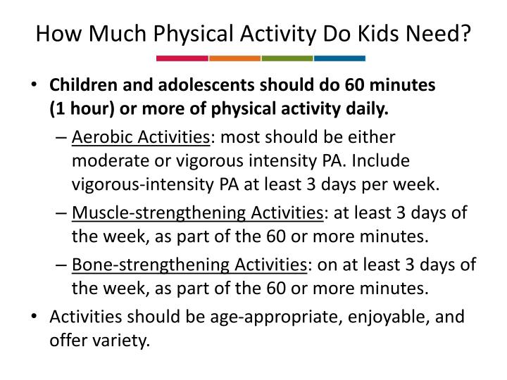 How Much Physical Activity Do Children And Adolescents Need? – CBUY
