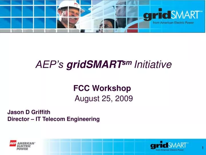 PPT - AEP’s gridSMART sm Initiative PowerPoint Presentation, free ...