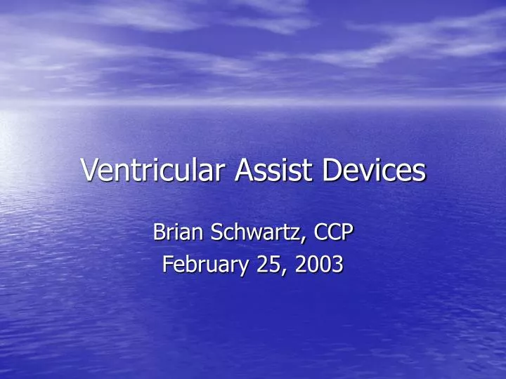 VENTRICULAR ASSIST DEVICES visual data 3
