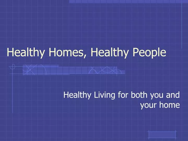 healthy homes healthy people n.