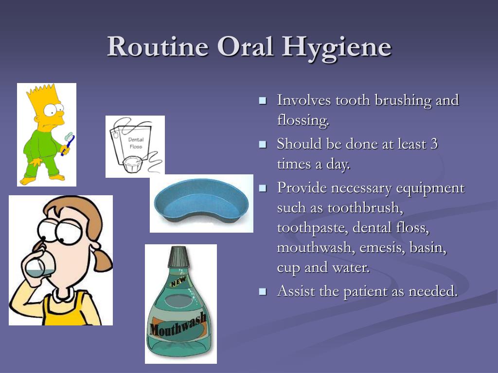 literature review on poor oral hygiene