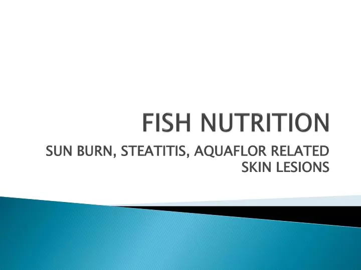 PPT - FISH NUTRITION PowerPoint Presentation, free download - ID:3058186