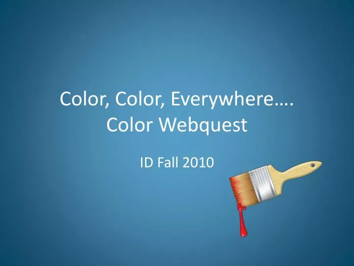 color color everywhere color webquest n.