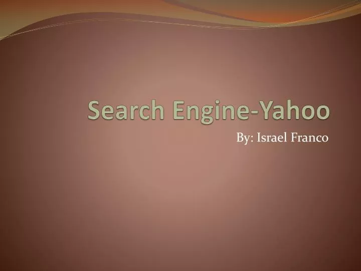 search engine yahoo n.