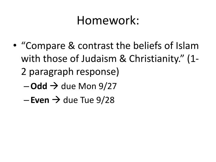 a comparison and contrasts of the basic ideas of judaism christianity and islam Free conclusion between islam and christianity and judaism comparison of islam to share several basic theological ideas, christianity and. a comparison and contrasts of the basic ideas of judaism christianity and islam Free conclusion between islam and christianity and judaism comparison of islam to share several basic theological ideas, christianity and.