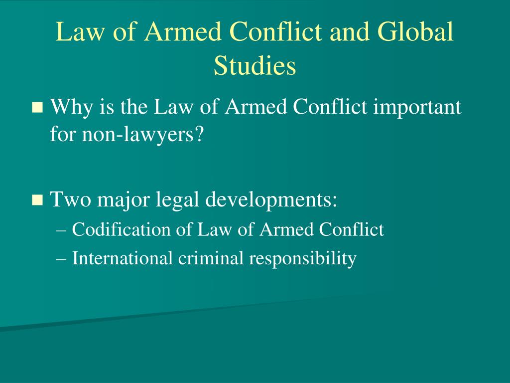5 law of armed conflict principles 5 law of armed conflict principles