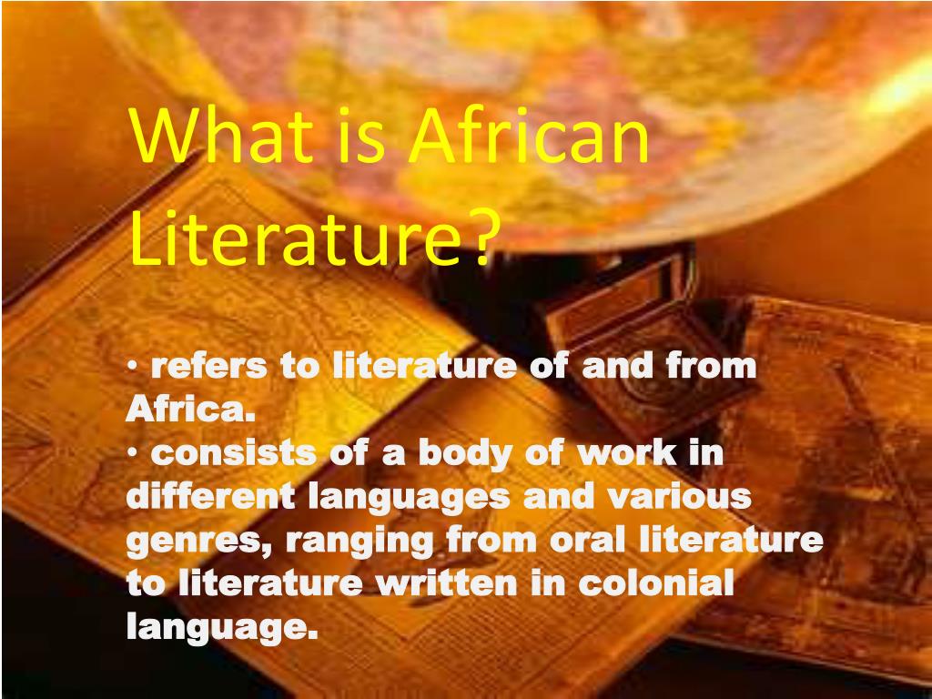essay about african literature